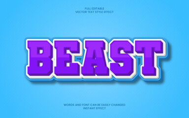 Beast Text Effect