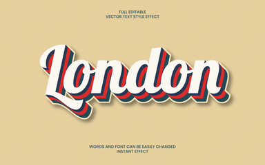 London Text Effect