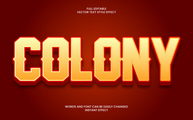 Colony Text Effect