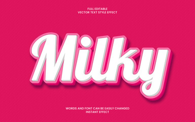 Milky Text Effect