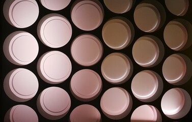 white circles on black backgroun