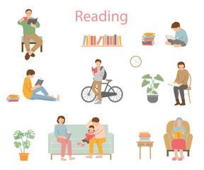 読書をする人々