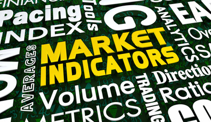 Market Indicators Stock Investment Tools Volume Index 3d Illustration