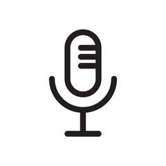 Microphone Icon Outline