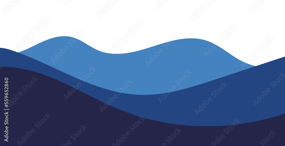 Poster abstract blue wave background. light and dark blue gradient wave. abstract texture line pattern back