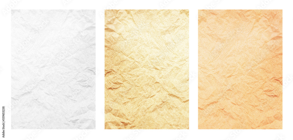 Poster crumpled vintage paper texture background. in a4 size for design work page cover book presentation. 