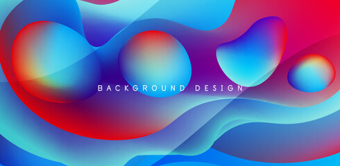 Fluid waves abstract background for covers, templates, flyers, placards, brochures, banners