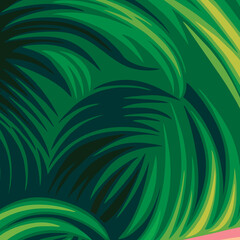 abstract green background with waves