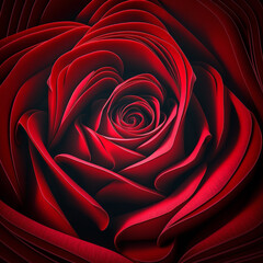 Rose flower, Generative AI	