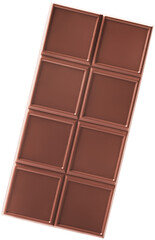 Chocolate bar isolated