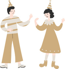 New year celebration illustration