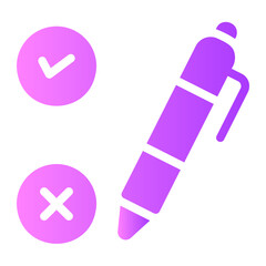 survey gradient icon