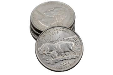North Dakota state quarter, 50 state Quarter 1889 - 2006