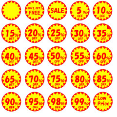 discount sticker