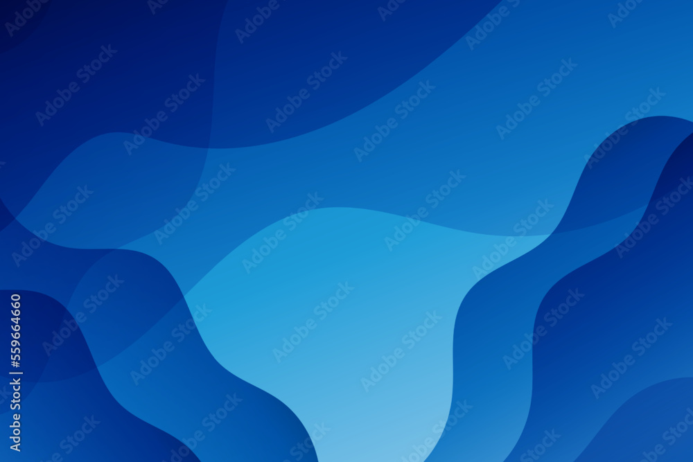 Wall mural vector abstract wave line colorful landing page flat background vector design
