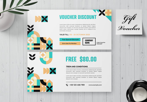 Gift Voucher Design Template