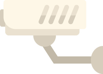 Security camera icon flat vector. Data privacy. Personal safe isolated