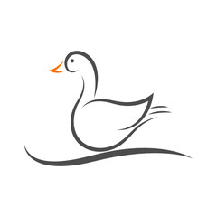 Goose logo icon design