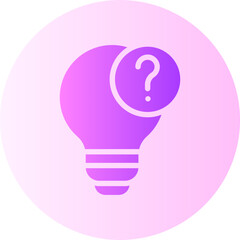 suggestion gradient icon