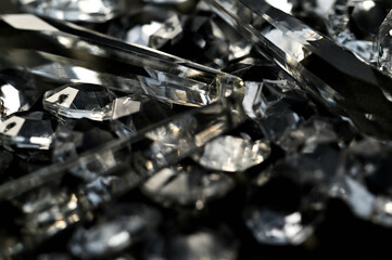 ガラス製の飾り