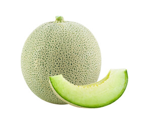 cantaloupe melon isolated on transparent png