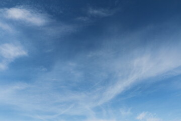 Blue sky background with white clouds. - 559670848