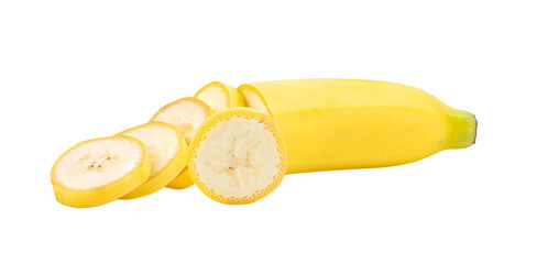 banana slice on transparent png