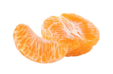 Mandarin orange citrus fruit on transparent png