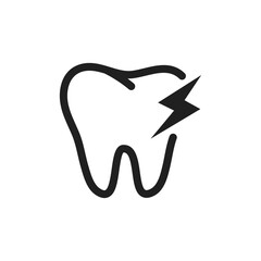 Tooth icon vector design illustration