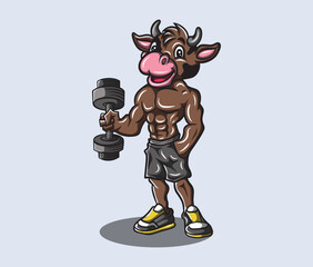 Mascot cartoon animal expresion vector design