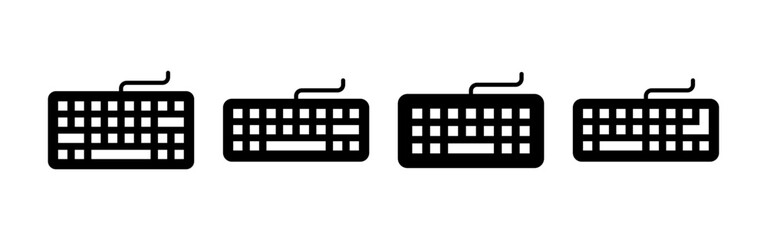 Keyboard icon vector for web and mobile app. keyboard sign and symbol