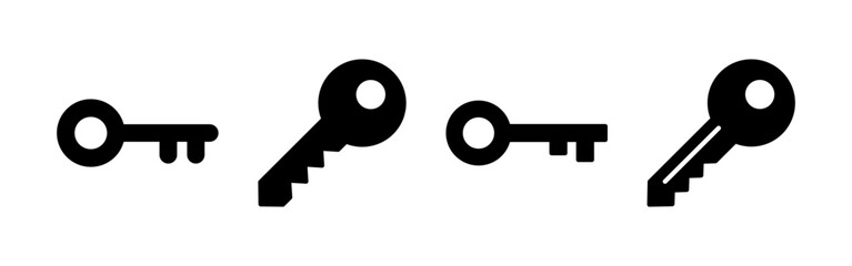 Key icon vector for web and mobile app. Key sign and symbol.