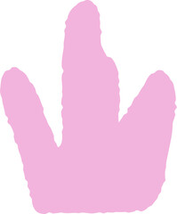 Hand drawn flat abstract shapes