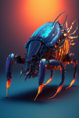Cyborg Robotic Beetle