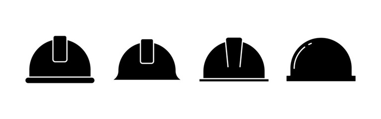 Helmet icon vector for web and mobile app. Motorcycle helmet sign and symbol. Construction helmet icon. Safety helmet