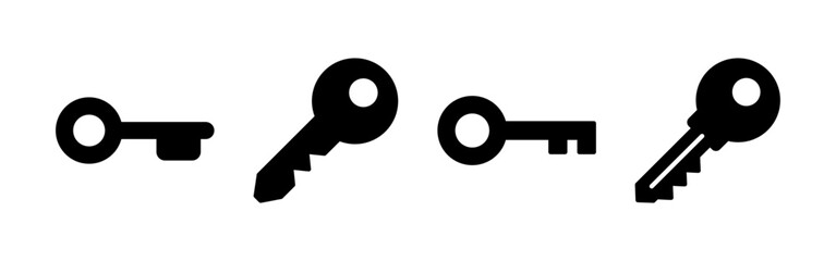 Key icon vector for web and mobile app. Key sign and symbol.