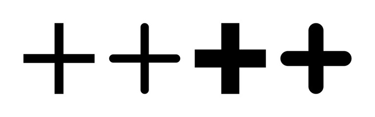 Plus Icon vector for web and mobile app. Add plus sign and symbol