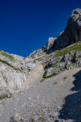 Hiking to Škednjovec peak in Bohinj