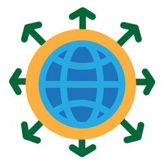 Connection Flat Icon
