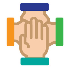 Partnership Flat Icon
