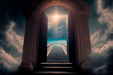 Heaven's gate to heaven, end of life  Generative AI