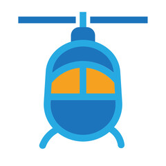 Helicopter Flat Icon