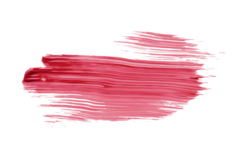 Ruddy brush isolated on transparent background, Scarlet Sage red brush, png