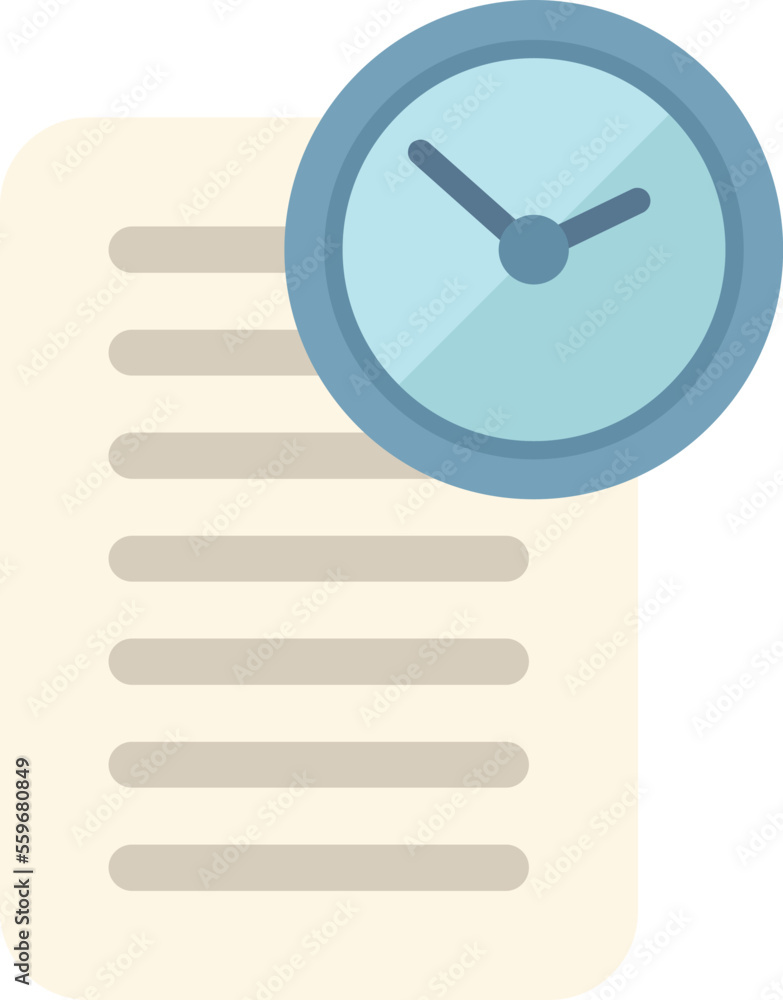 Poster data paper icon flat vector. web interface. business app isolated