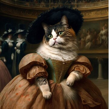 Cat in a Bygone Era