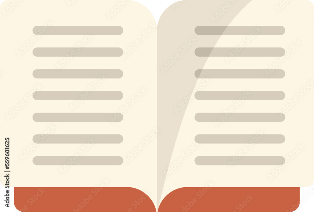 Poster contact book icon flat vector. web interface. software app isolated