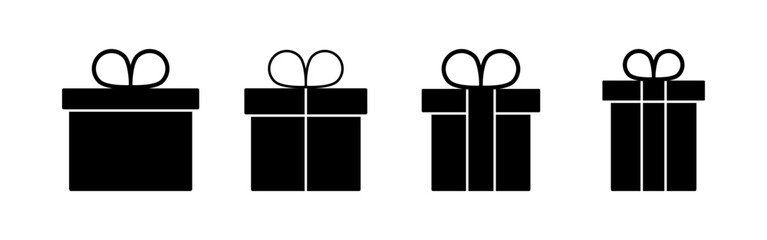 Gift icon vector for web and mobile app. gift sign and symbol. birthday gift