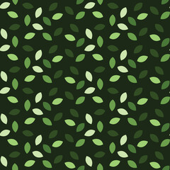 Leaves seamless pattern, Endless Background. Seamless.
