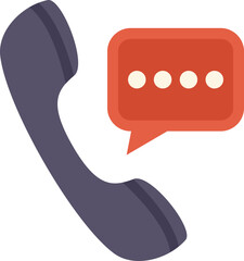 Call icon flat vector. Web interface. Globe tool isolated