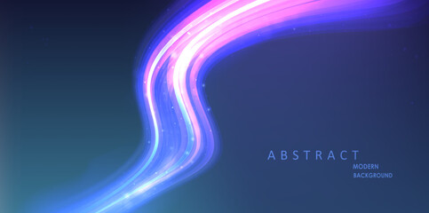 Modern abstract wave lines.